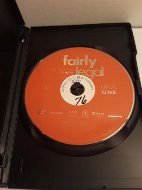 Fairly Legal Season 2 Disc 1 Replacement Dvd 2013 Universal Ex Library 499 Picclick