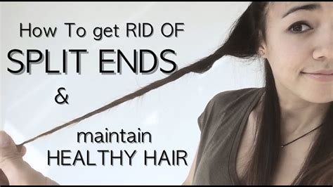 How To Get Rid Of Split Ends Youtube