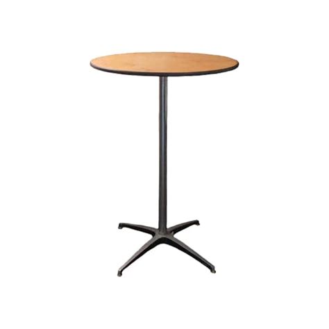 A cocktail table is a low, rectangular table that is placed conveniently in a sitting area, ideal for a place to rest beverages, remote controls, store books or magazines, and accessories. Round Cocktail Tables - Orlando Wedding and Party Rentals