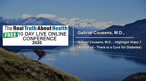 Gabriel Cousens Md Highlight Video 1 Author Of There Is A