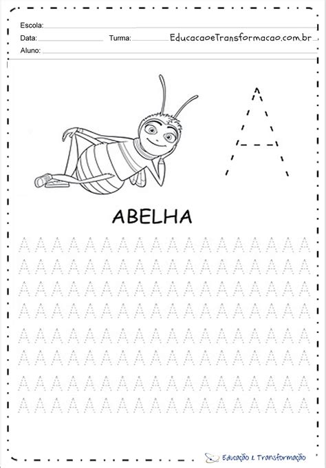 Atividade Com A Letrinha A