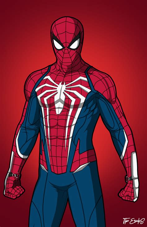 Artstation Marvels Spider Man New Suit Ps5 By The Ericks