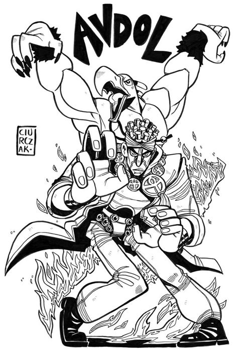 Jojo Bizarre Adventure Coloring Pages