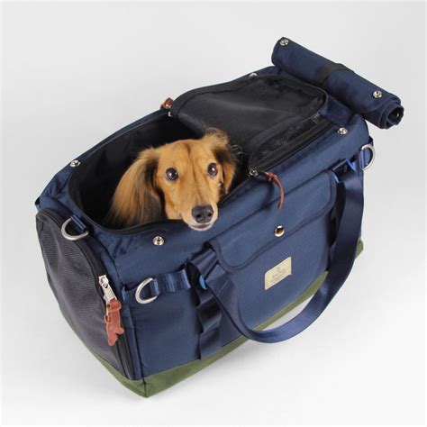Dog Carrier Bag Blue Small Sputnik Touch Of Modern