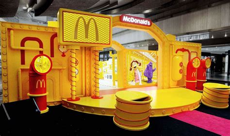 Mcdonalds Happy Factory On Behance Booth Design Exhibition Booth