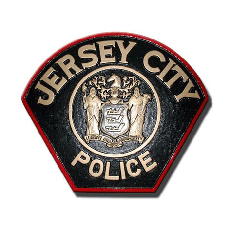 Jersey City Police Department Wooden Seals And Logo Emblems
