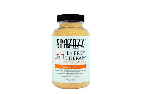 spazazz rx therapy crystals 19oz energy boost the hot tub superstore