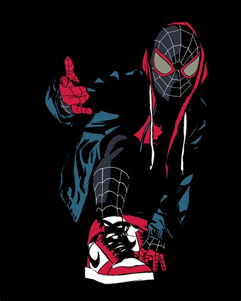 Artstation Spider Man Miles Morales Giovanni Fabiano Marvel Comics Artwork Spiderman