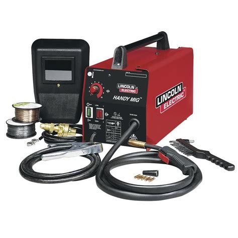 Shop Lincoln Electric Volt Mig Flux Cored Wire Feed Welder At Lowes Com