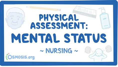 Physical Assessment Mental Status Nursing Osmosis Video Library