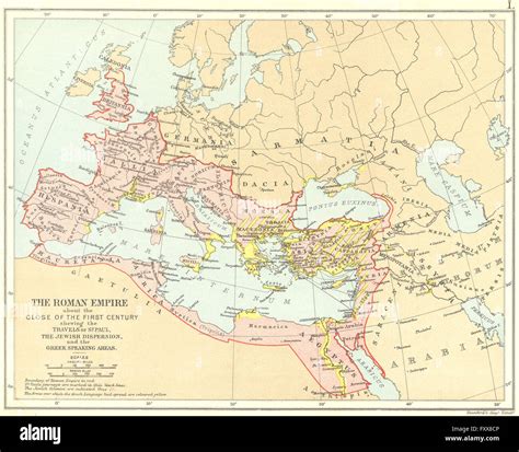 Map Of First Century Roman Empire