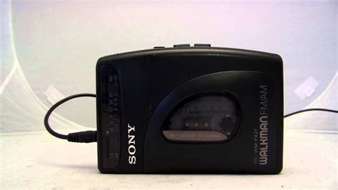 Sony Wm Fx21 Amfmcassette Stereo Walkman For Sale On