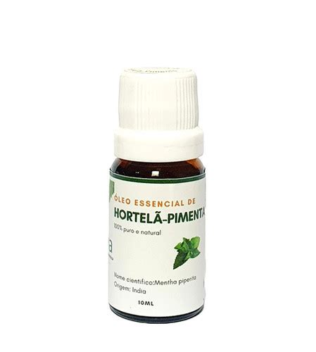 Óleo Essencial de Hortelã Pimenta ml Cativa Aromaterapia