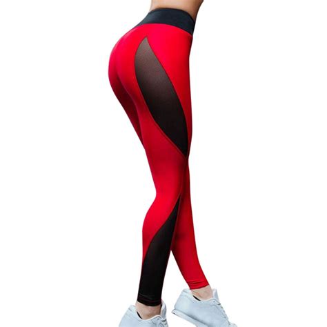Mesh Fitness Leggings For Women Sporting Workout Elastic Trousers Skinny Thick Push Up Leggins