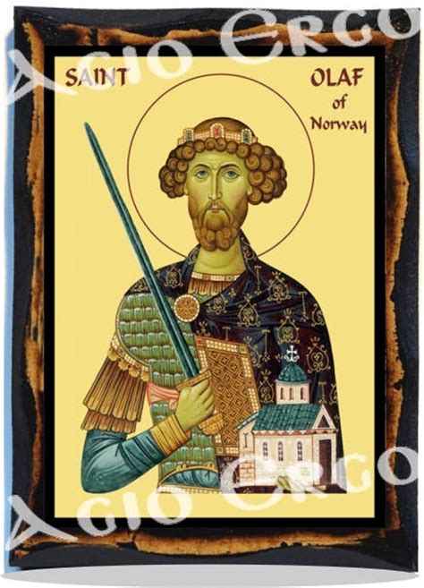 Saint Olaf Ii Of Norway King Of Norway Saint Olav Ii Etsy