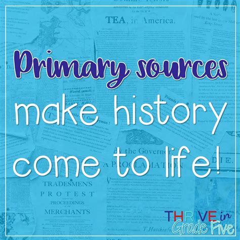 Teaching with Primary Sources in Upper Elementary | Primary sources, Upper elementary, Primary ...