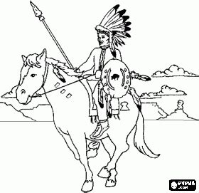 You can print out this indian horse coloring page but you can also. Indian Horse Coloring Sheets | Native Americans or Indians ...