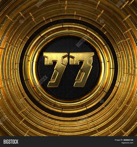 Gold Number 77 Number Image And Photo Free Trial Bigstock