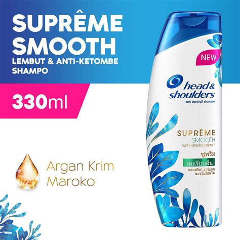 Head And Shoulders Supreme Smooth Anti Dandruff Shampoo 330ml Jumbo Super Center