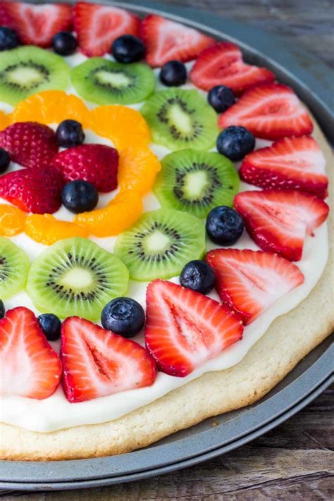 Icon of the game codycross © fanatee, inc. Easy Sugar Cookie Fruit Pizza Recipe - Oh Sweet Basil
