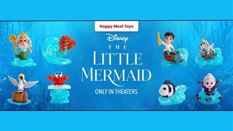 ‘the Little Mermaid Happy Meal Toys Now Available At Mcdonalds The Disney Blog