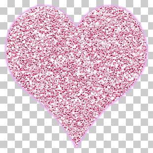 Pink Glitter Heart Clipart Clip Art Library