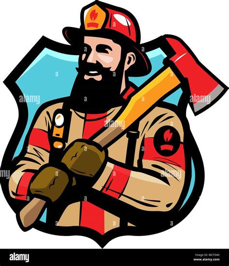 Fireman Logo Helmet