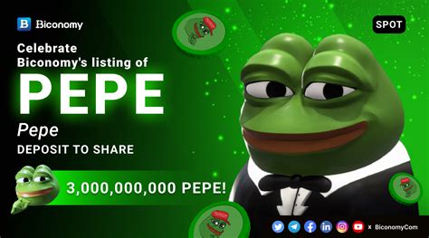 Celebrate Biconomys Listing Of Pepe Pepe Deposit To Share