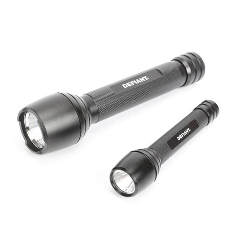 Defiant 2 Pack Led Flashlights The Home Depot Canada