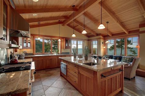 There are some great ideas here to help you plan. 24 Kitchens with Jaw Dropping Cathedral Ceilings - Page 3 of 5