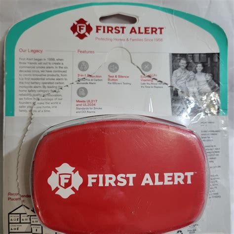 First Alert Powered Alarm Sco5cn Combination Smoke And Carbon Monoxide