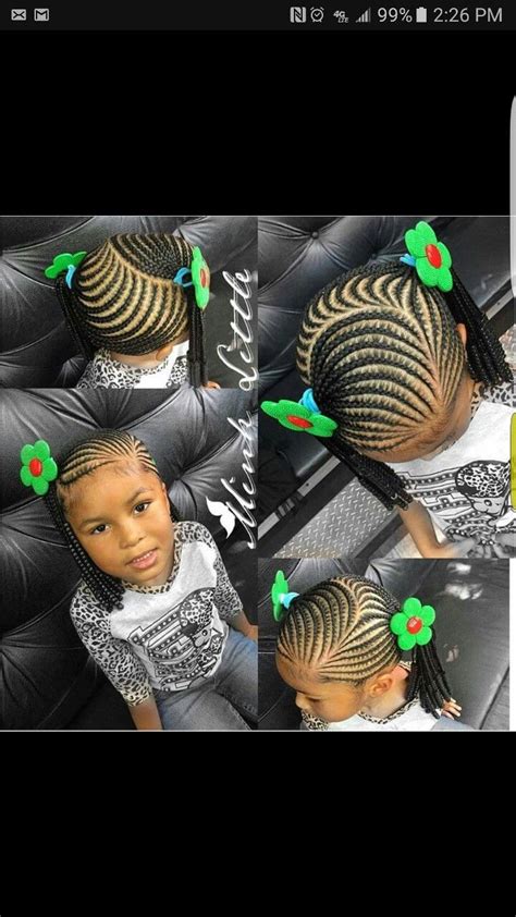 Braided hairstyles are a fantastic choice for kids because they are a lot of fun to do. Cute braid style for little girls | Little girl braid ...