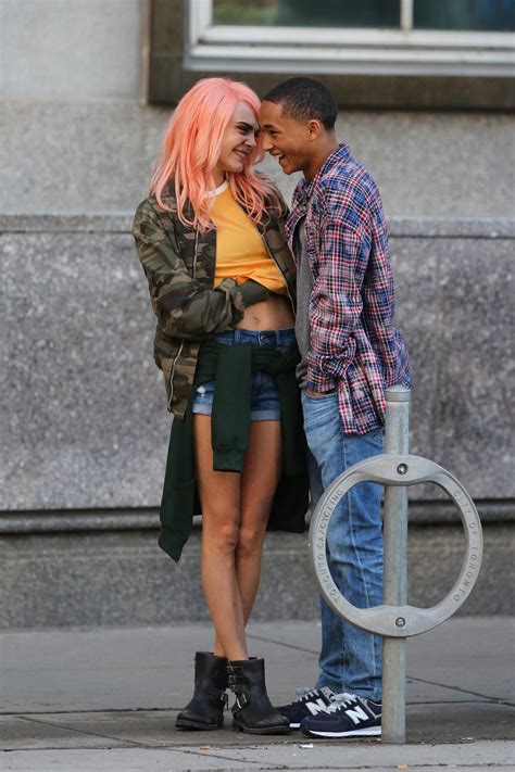 See more of cara delevingne fans on facebook. Cara Delevingne Debuts Orange Hair With Jaden Smith for ...