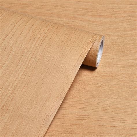 Maustic Maple Wood Grain Contact Paper Yellow Peel And Stick Wallpaper