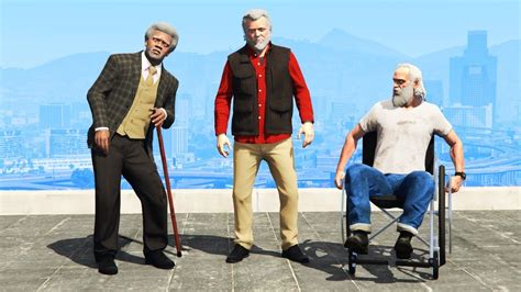 Playing As An Old Person In Gta 5 Youtube