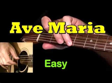 Ave Maria Easy Guitar Lesson Tab Chords By Guitarnick Akkoorden