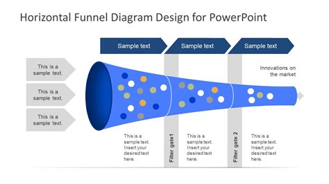 Horizontal Funnel Diagram For Powerpoint Slidemodel My Xxx Hot Girl