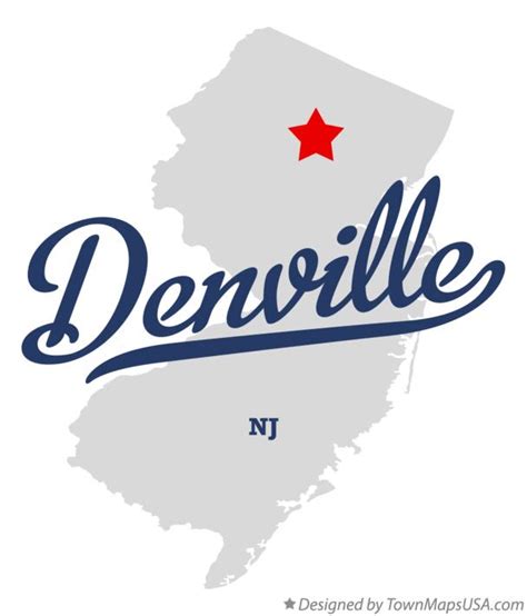 Map Of Denville Nj New Jersey