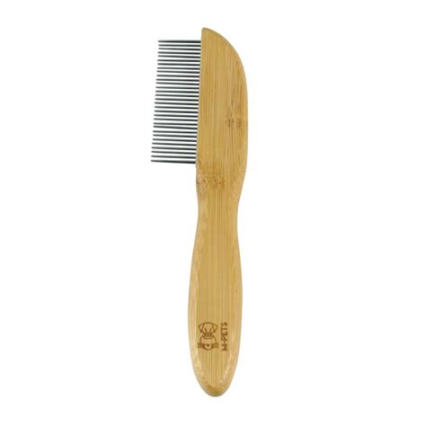 Bamboo Regular Comb With Rotating Teeth 31 Teeth Pet Barn