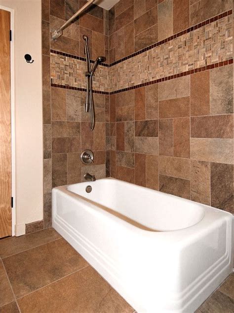 Set those tiles and then continue tiling the wall, leaving out the row of tiles directly behind the shelf. tile around tub | Bathrooms | Pinterest | Tubs, Tub ...