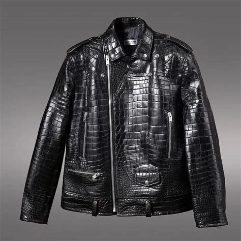 why alligator skin is a perfect choice for making garments mens leather clothing leather