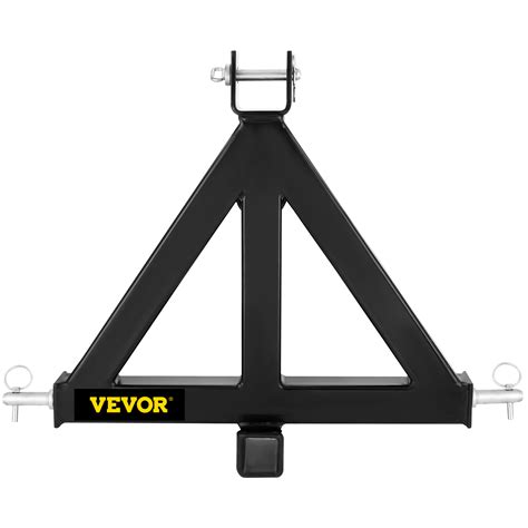 Vevor 3 Point Trailer Hitch With 2 Receiver For Category 1 33 Hitch