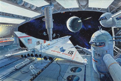 Paintings From The Most Famous Space Artist On Earth And Off Science Fiction Art Sci Fi