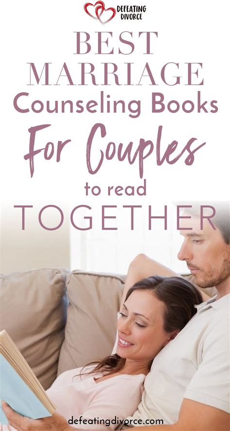 best marriage counseling books for couples to read together defeating divorce