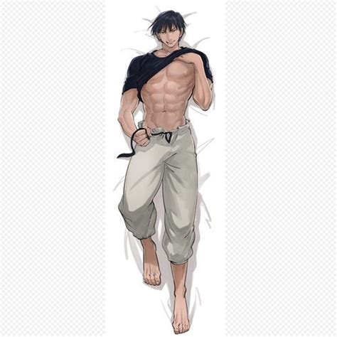Jujutsukaisen Body Pillow Case Toji And Getodouble Sided Etsy