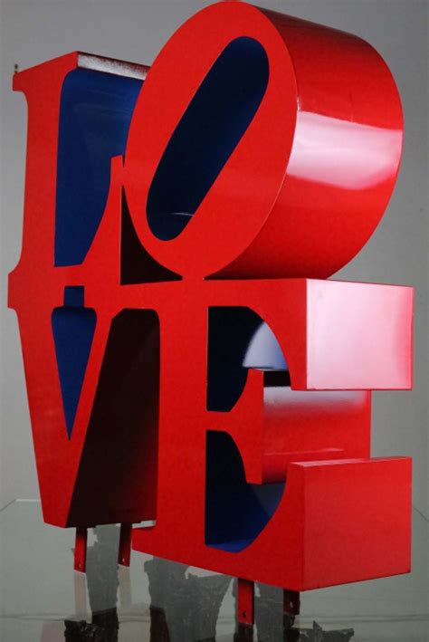 Robert Indiana 1928 2018 American Pop Art Love Sculpture