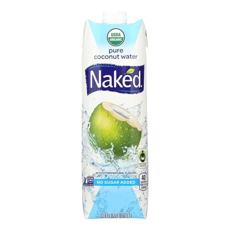 Naked Organic Pure Coconut Water Fl Oz Walmart Com