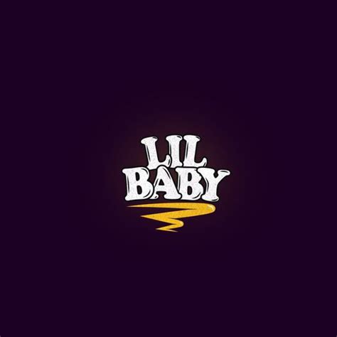 Lil Baby Bubble Letters Logo For A Rapper Named Lil Baby We