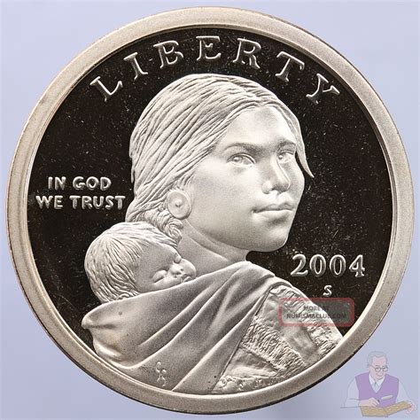 2004 S Native American Sacagawea Dollar Gem Deep Cameo Proof Us Coin