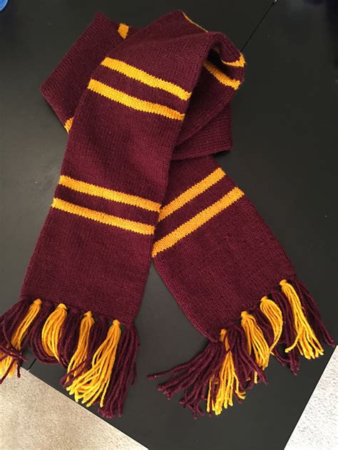 Ravelry Gryffindor Scarf Pattern By Andrew Loder